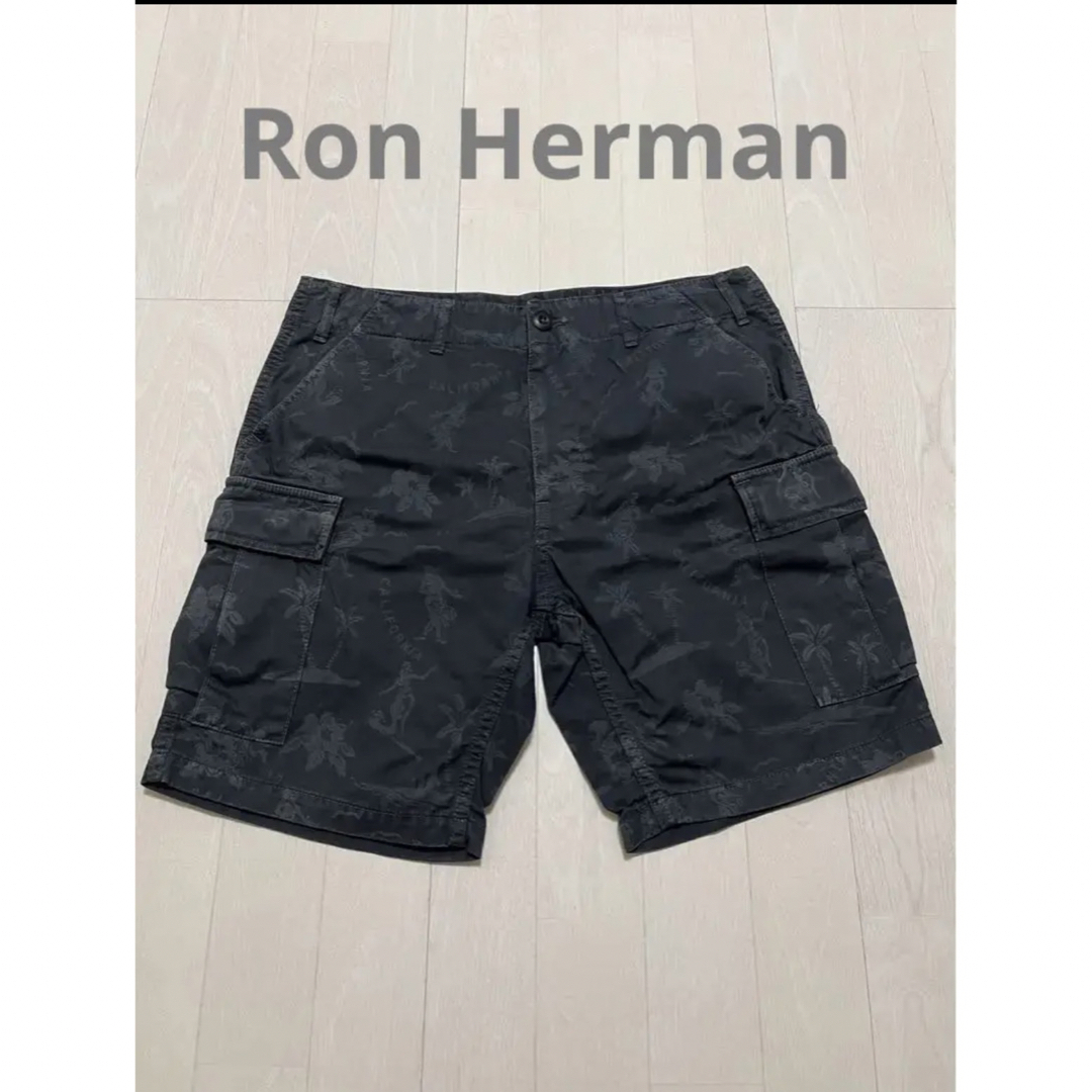 Ron Herman California - RonHerman ロンハーマン カーゴハーフパンツ 黒 Mの通販 by ハブッキー's