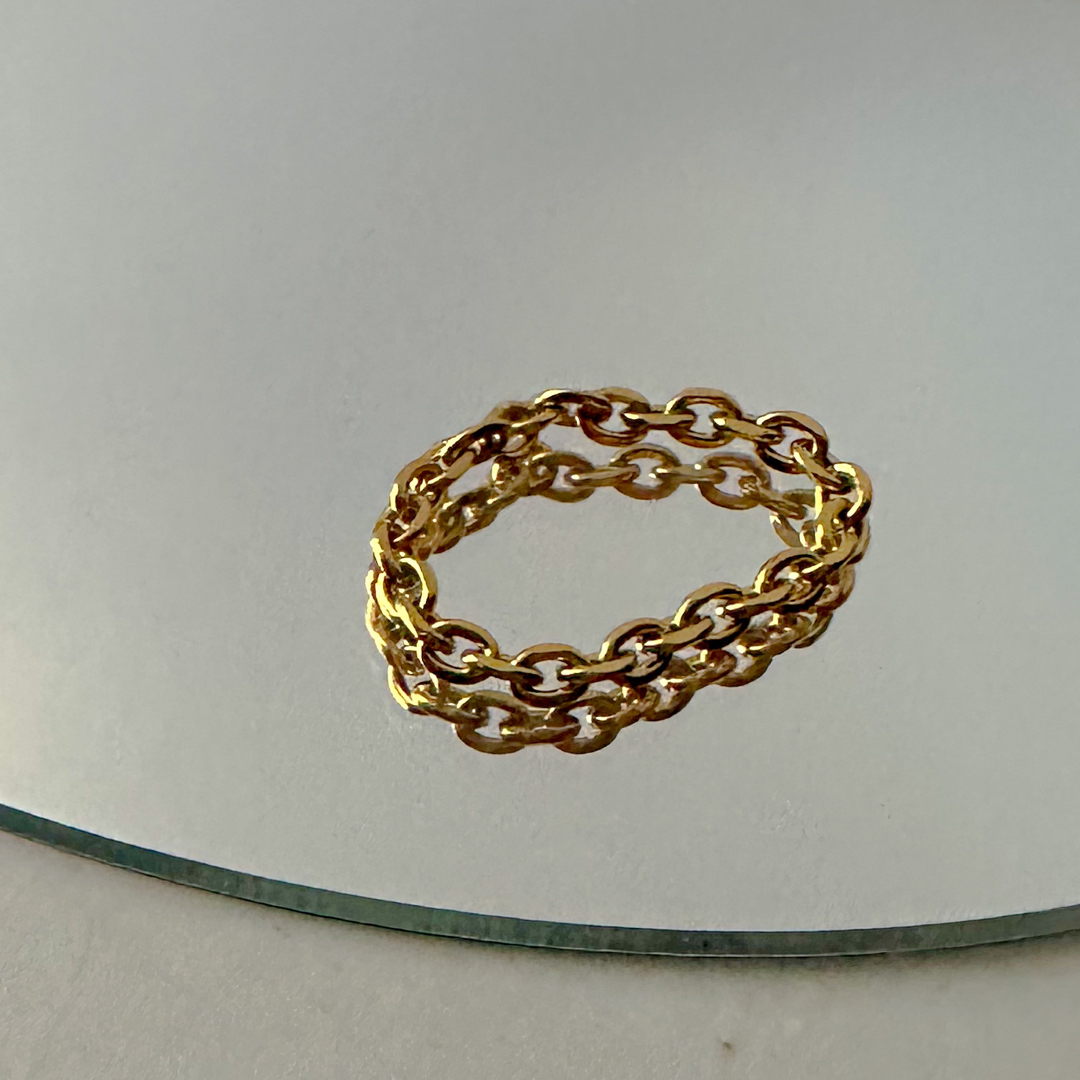 COS(コス)のLittle chain stainless ring gold No.1125 レディースのアクセサリー(リング(指輪))の商品写真