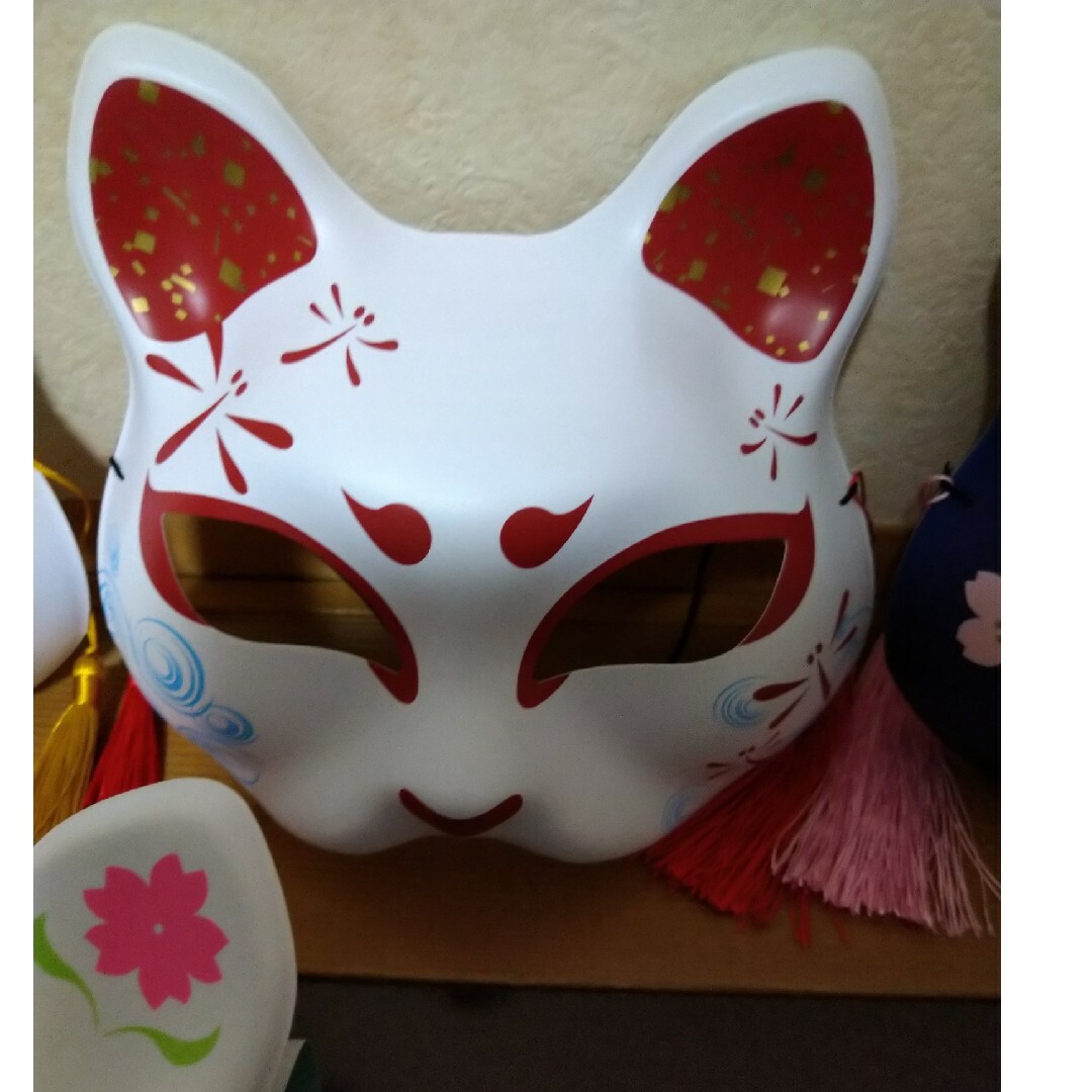 お面　狐面　コスプレ　仮面　ハロウィン 5