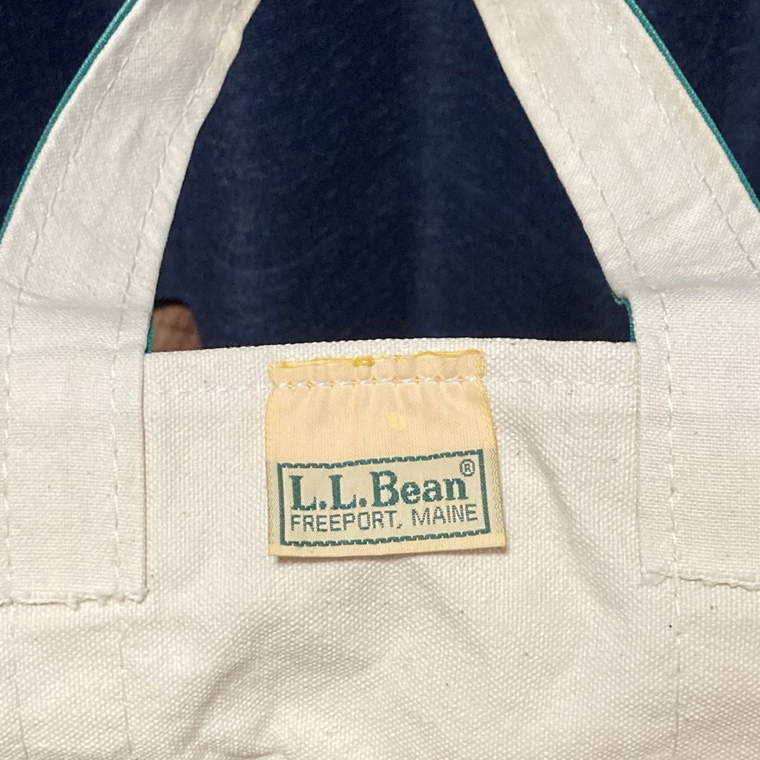 【70's 前期単色タグ】LL Bean トートバッグ S グリーン