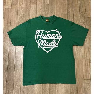 ヒューマンメイド(HUMAN MADE)の今期　ヒューマンメイド　GREEN tシャツ Ｌsize(Tシャツ/カットソー(半袖/袖なし))
