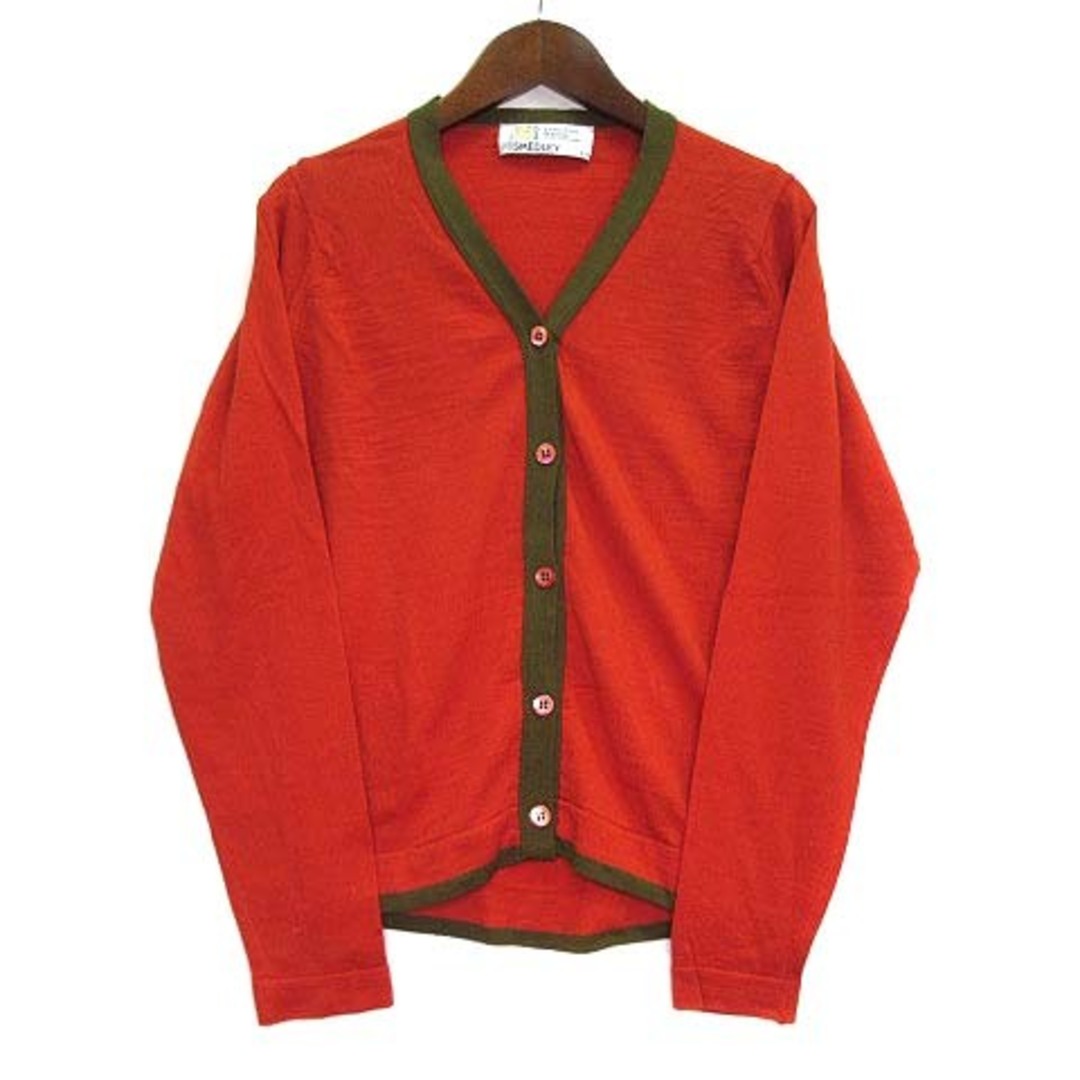 JOHN SMEDLEY - ジョンスメドレー ウール ニット Vネック カーディガン