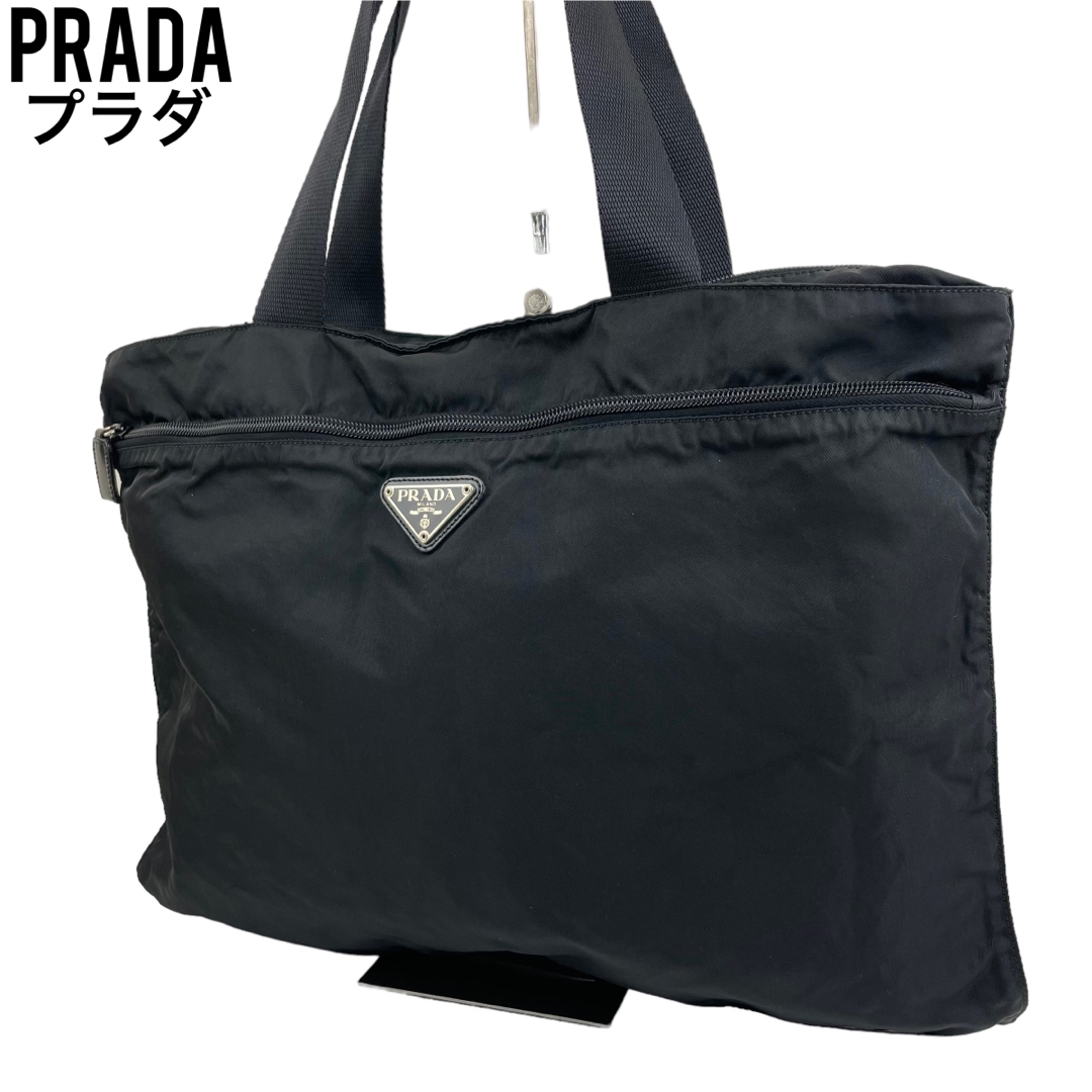 PRADA - ✨良品 PRADA プラダ トートバッグ ブラック 黒 ナイロン ...