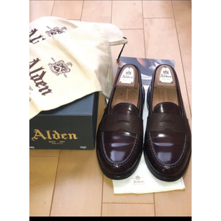 オールデン(Alden)のオールデン 986 カスタムsp サドル グレインサイズ8.5D 26.5cm(ドレス/ビジネス)