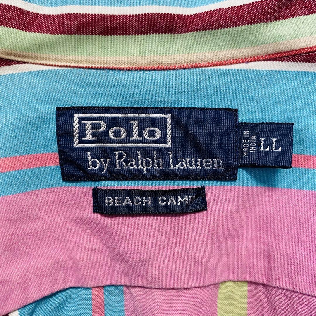 POLO RALPH LAUREN(ポロラルフローレン)のインド製　ポロバイラルフローレン BEACH CAMP マルチカラー開襟シャツ メンズのトップス(シャツ)の商品写真