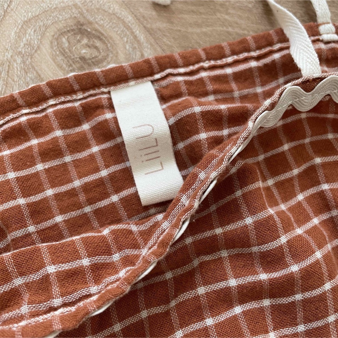 Liilu Paloma Top チェックキャミソール 2y - トップス