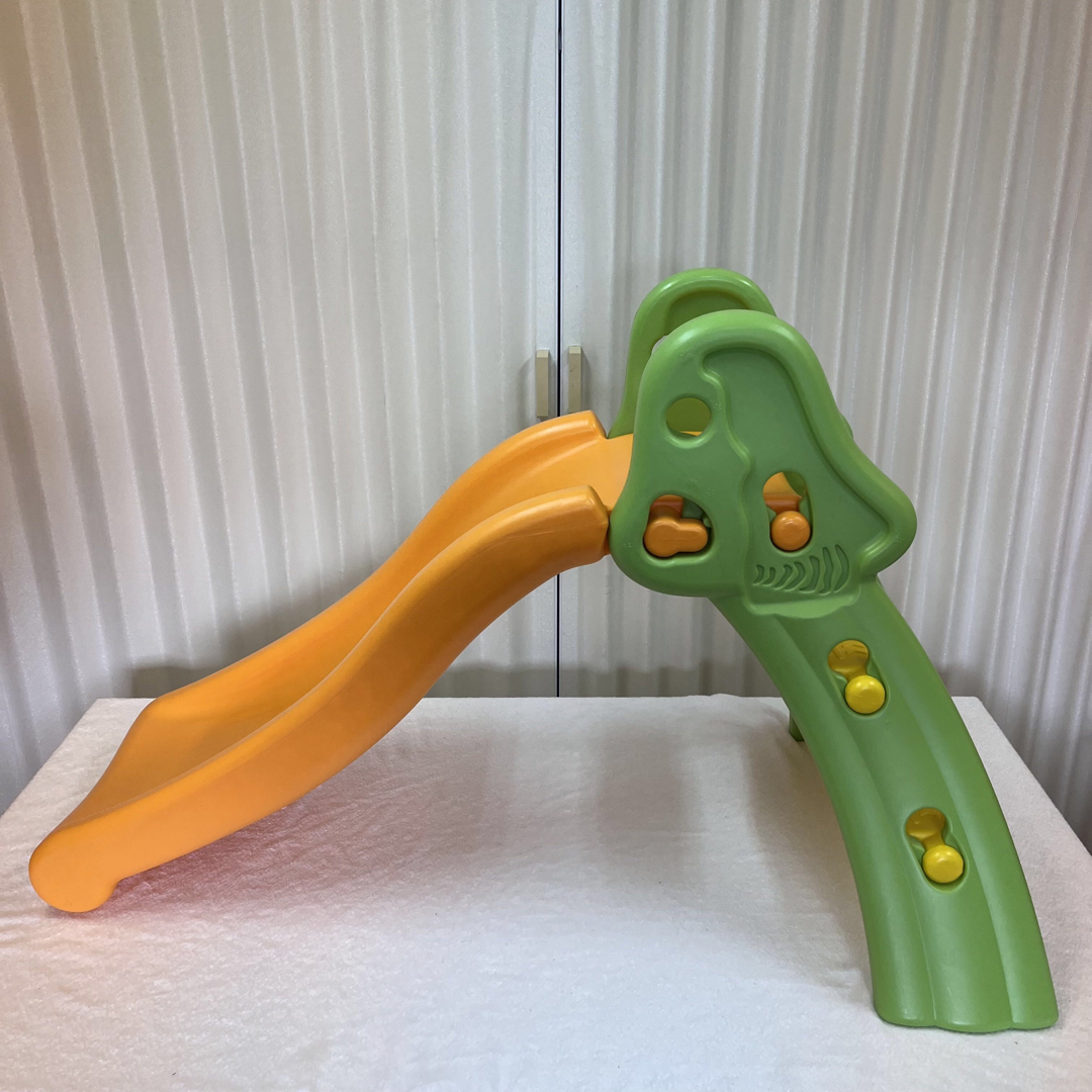 室内使用品 ☆美品☆ 小さな滑り台 折り畳み 分解可能 オレンジブルーグリーン