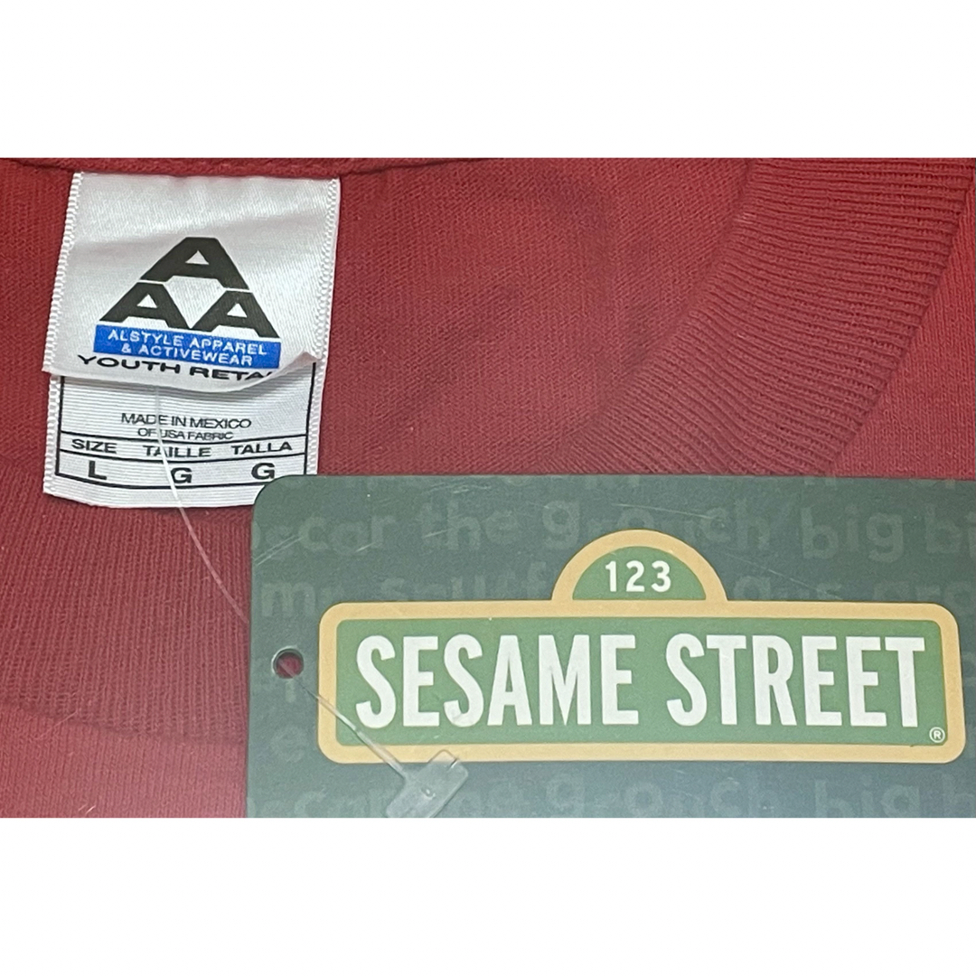 SESAME STREET(セサミストリート)の【セサミストリート】Tシャツ⑫ Lサイズ メンズのトップス(Tシャツ/カットソー(半袖/袖なし))の商品写真