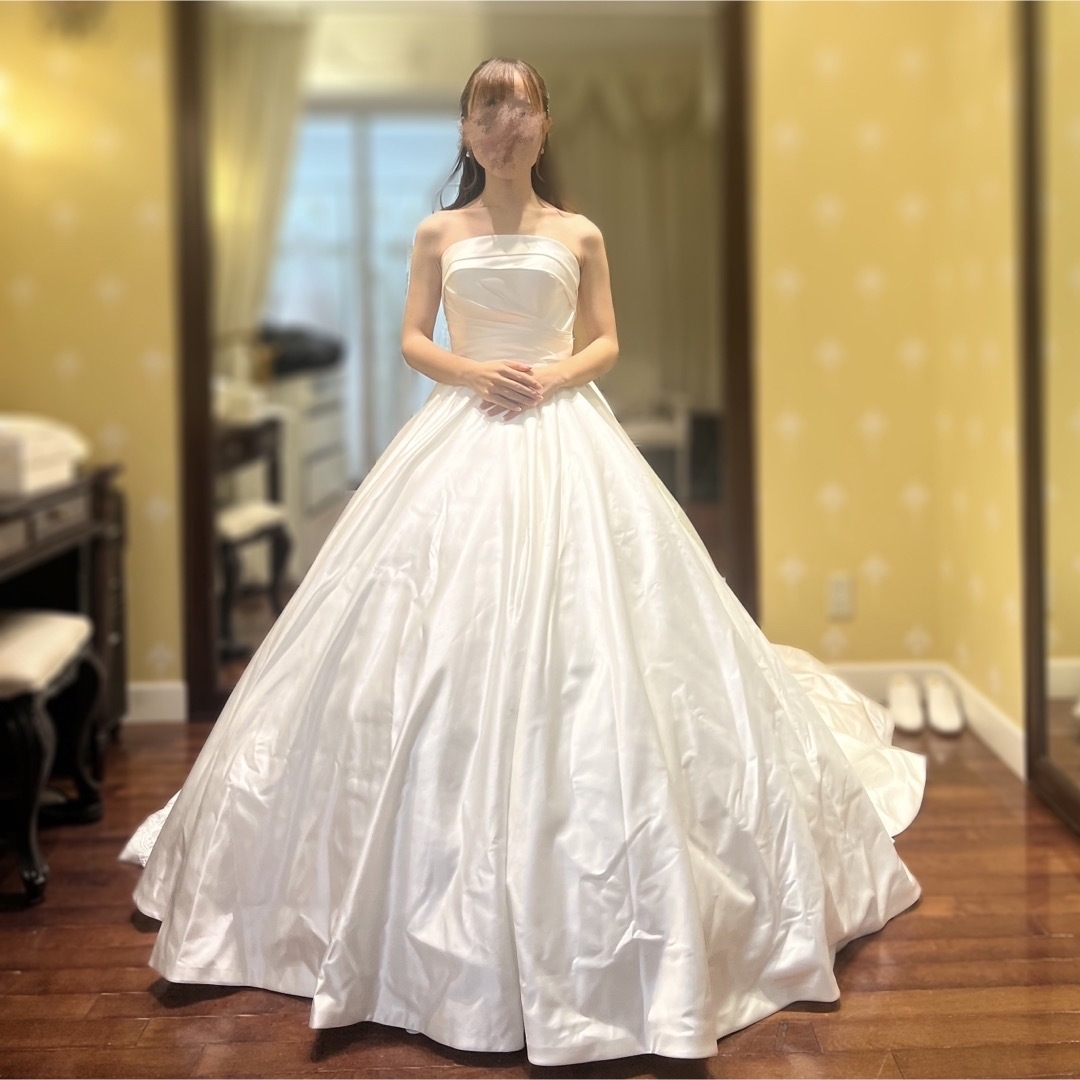 YNSwedding ウェディングドレス オフショルダー ロールカラーの通販 by