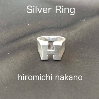 ヒロミチナカノ(HIROMICHI NAKANO)のヒロミチナカノ★H モチーフシルバーリング/大ぶり/指輪/シルバーアクセサリー(リング(指輪))