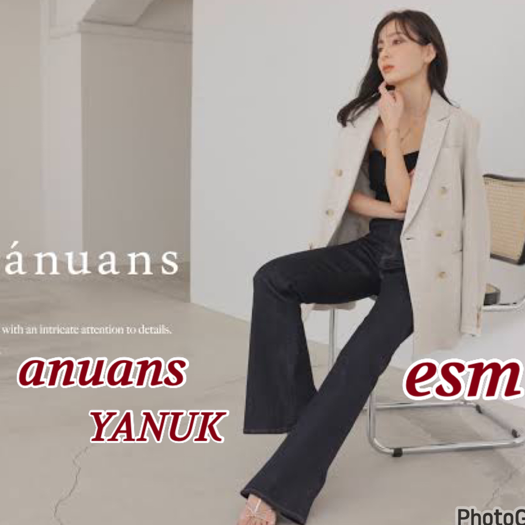 【anuans×YANUK】Boots cut flare denim 24