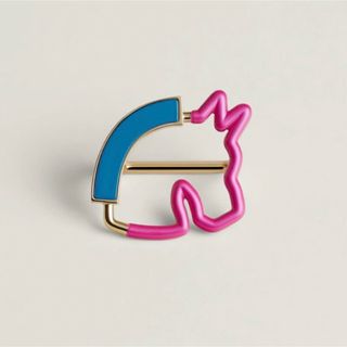 Hermes - エルメス HERMES チョーカー プティアッシュ プチH シルク ... エルメス HERMES チョーカー プティアッシュ プチH シルク/メタル ブルー/マルチカラー ユニセックス 送料無料 e56346a