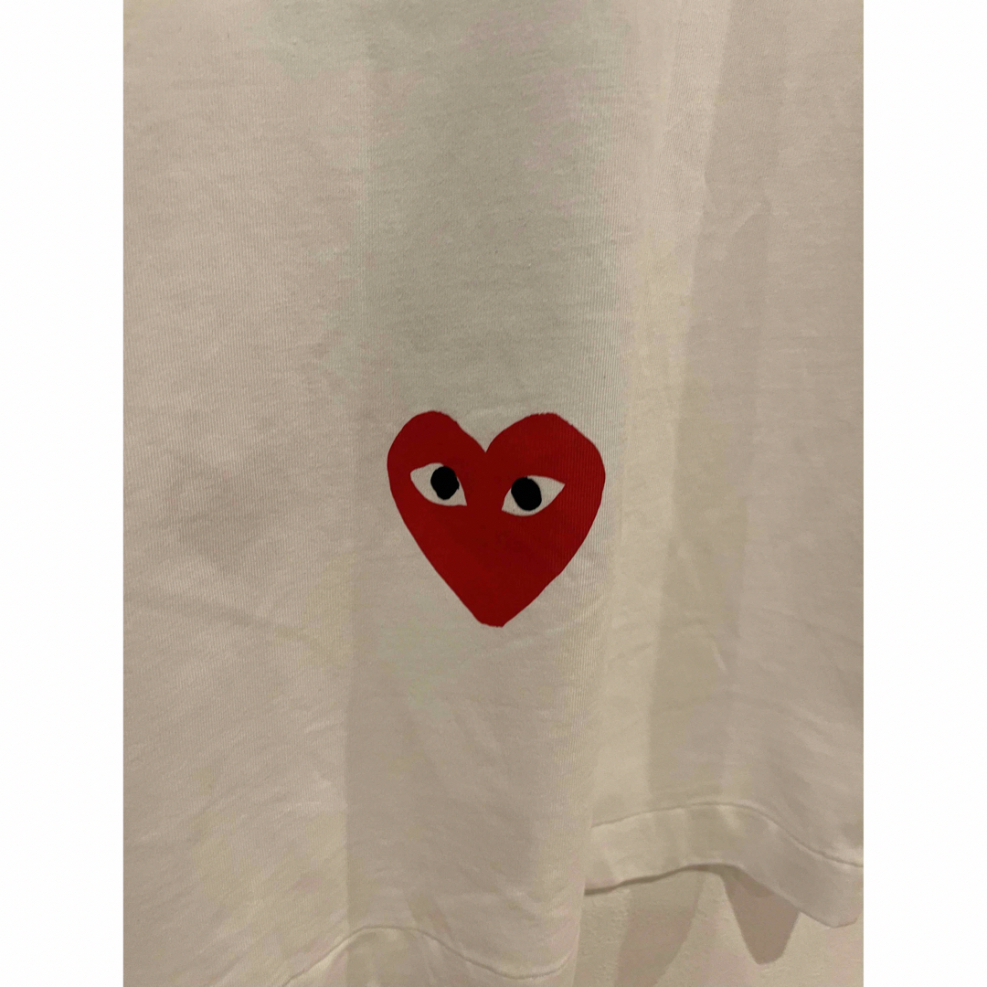 COMME des GARCONS(コムデギャルソン)のNIKE PLAY ナイキ プレイ コムデギャルソンTシャツ白XL メンズのトップス(Tシャツ/カットソー(半袖/袖なし))の商品写真