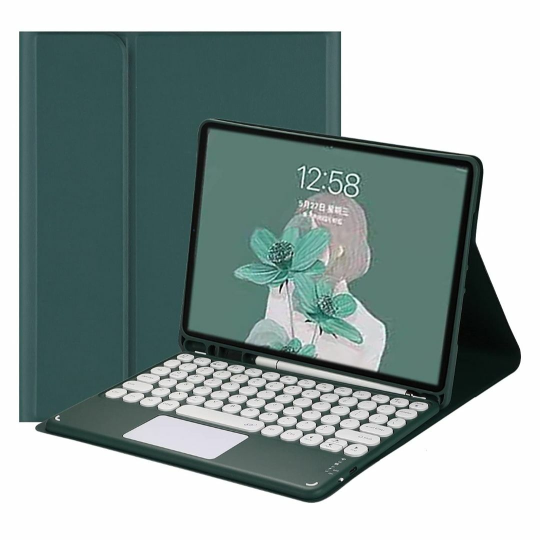 【サイズ:iPad7/8/9_色:深緑】iPad 10.2インチ 2021 iP 1