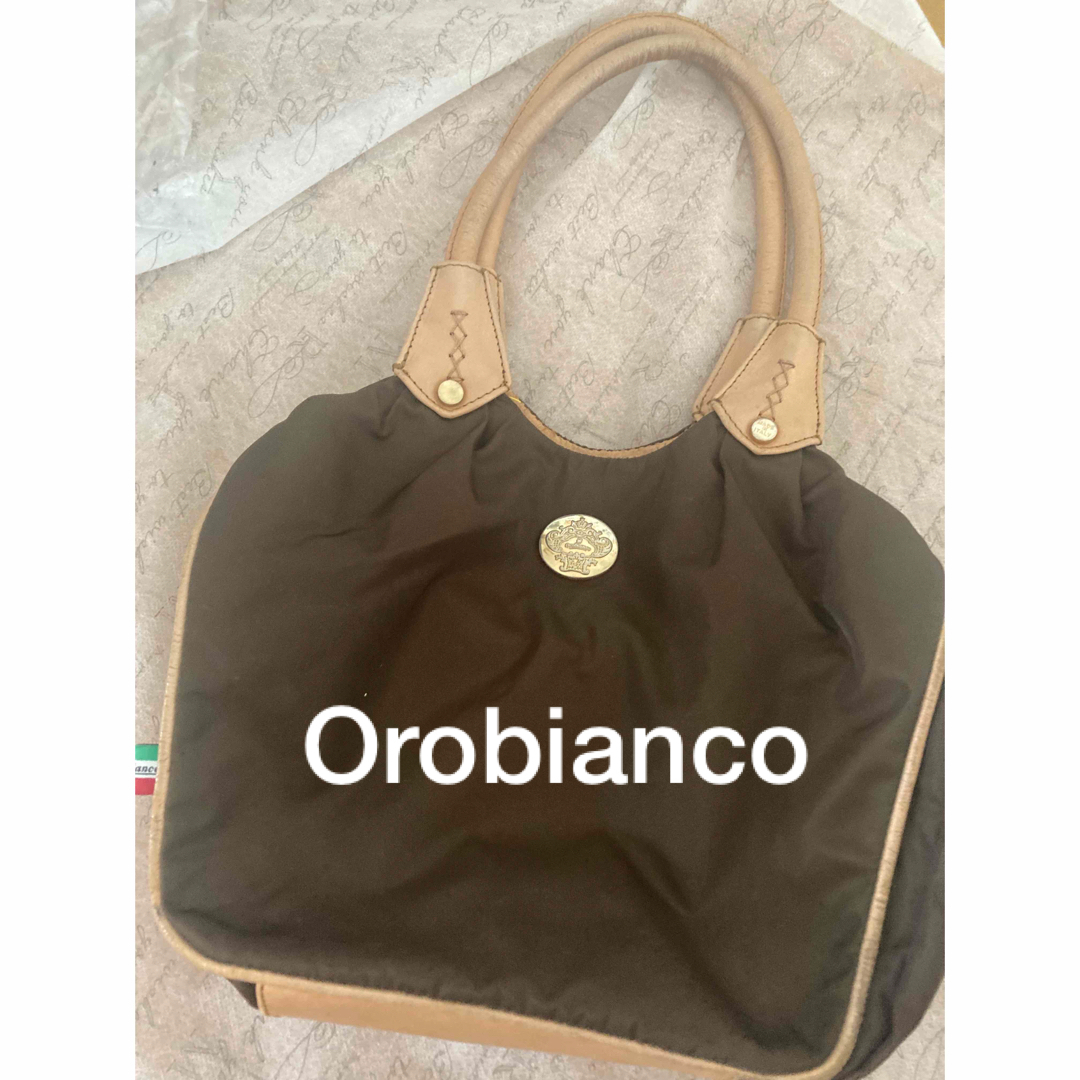 Orobianco ナイロン　ハンドバッグ