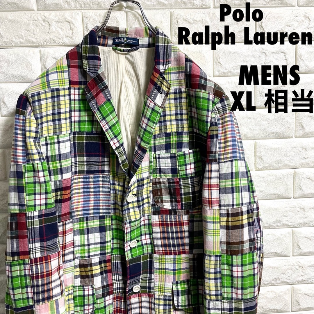 POLO RALPH LAUREN - ポロラルフローレン パッチワーク チェック