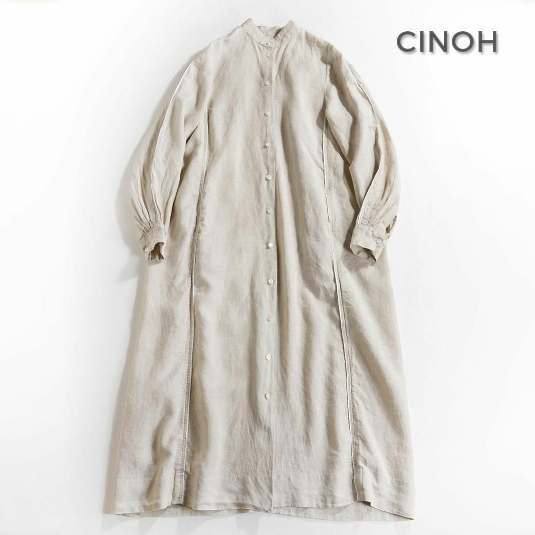 907*美品 チノ CINOH アローズ別注 リネンシャツ ワンピース