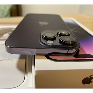 iPhone - 超美品 iPhone 14 Pro Max ディープパープル SIMフリーの通販