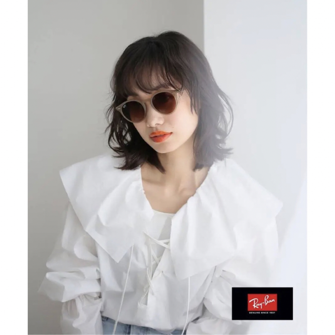 Ray-Ban(レイバン)の【未使用 新品】RAYBAN/レイバン　サングラス　ベージュ レディースのファッション小物(サングラス/メガネ)の商品写真