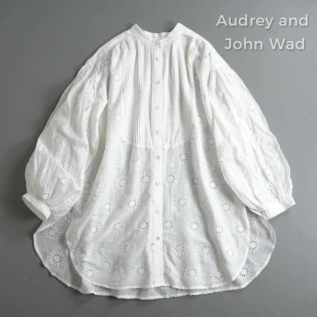 Audrey and John Wad　インドコットン刺繍ブラウス