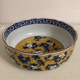 九谷青窯 - 九谷焼 第一陶器 黄地花鳥 小皿揃 5枚セット 豆皿 和食器 