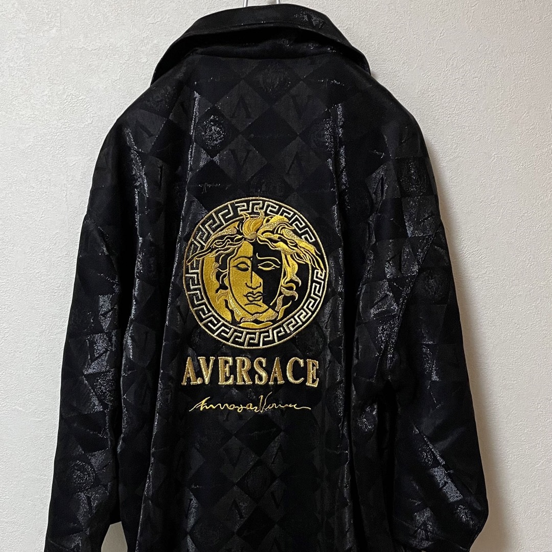 90s A.VERSACE ヴェルサーチ ナイロンジャケット ジャンパー | フリマアプリ ラクマ