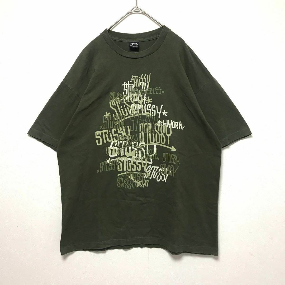 STUSSY - STUSSY Tシャツ メキシコ製 カーキ グリーン XLの+spbgp44.ru