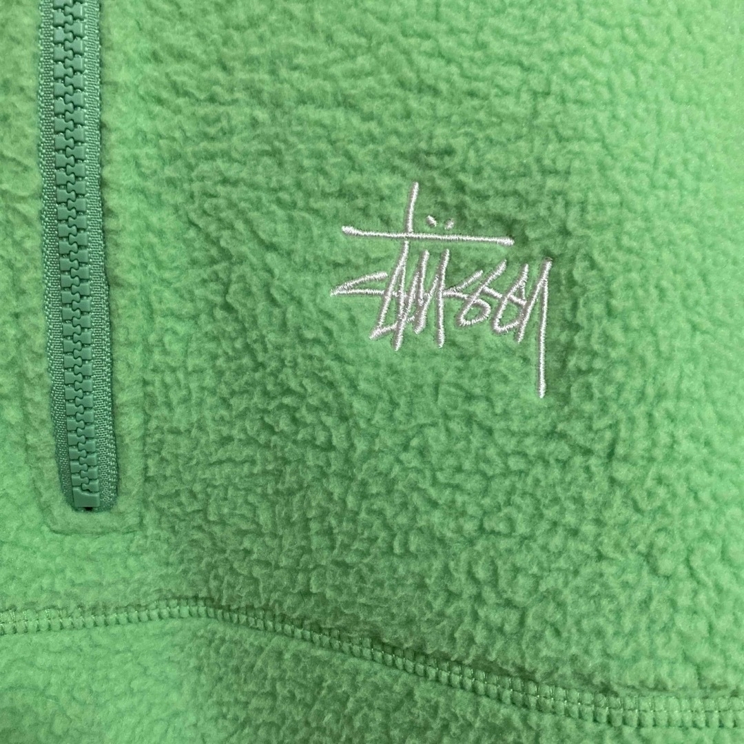 STUSSY HALF ZIP MOCK NECK ハーフジップ 22AW-