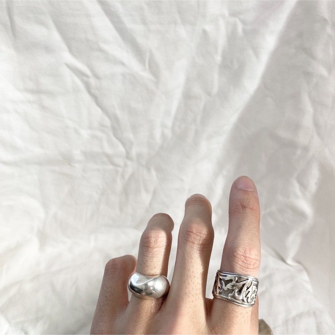 Maison Martin Margiela(マルタンマルジェラ)の【匿名発送】【限定】Vintage Solid silver925 Ring メンズのアクセサリー(リング(指輪))の商品写真