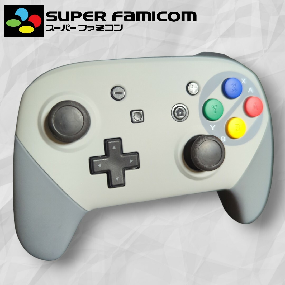 ニンテンドースイッチ 純正 プロコン スーファミ カスタム シェル新品 ニンテンドースイッチ 純正 プロコン スーファミ カスタム シェル新品