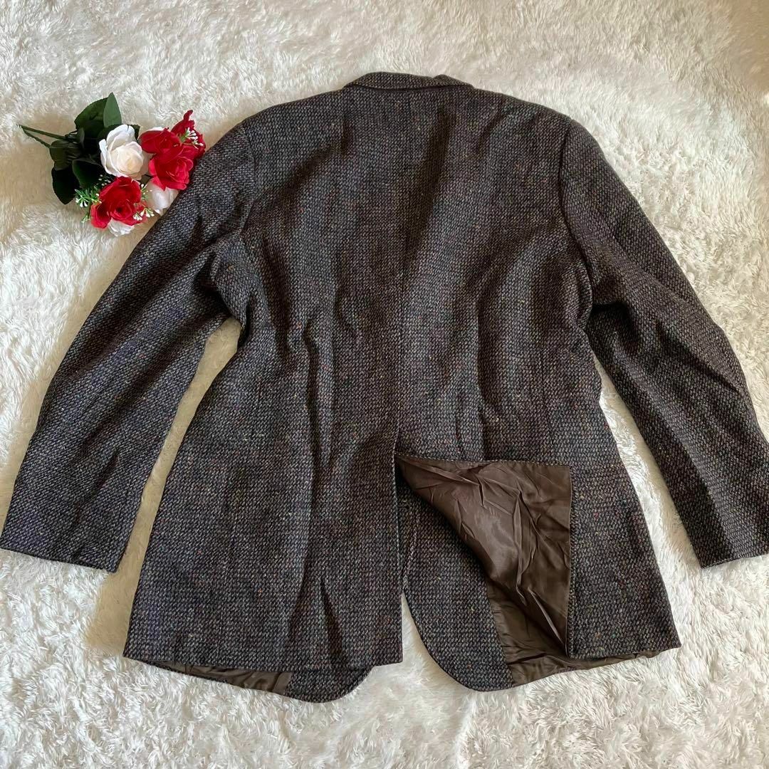 Harris Tweed - ハリスツイード テーラードジャケット アメリカ製 80s