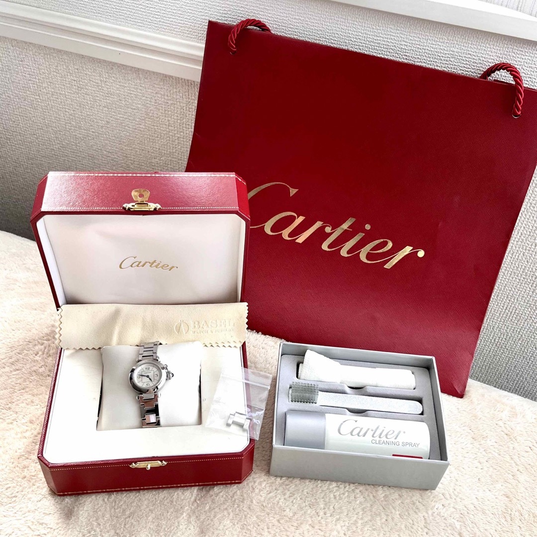 Cartier カルティエ ミスパシャ シルバー 電池交換済み