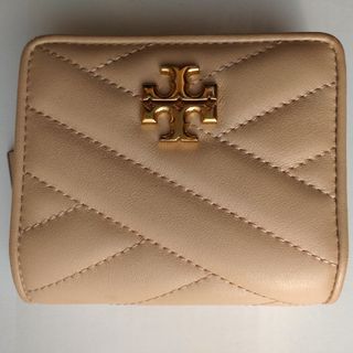 トリーバーチ(Tory Burch)の【美品】TORY BURCH★kira キルティング ゴールドロゴ 折財布(財布)