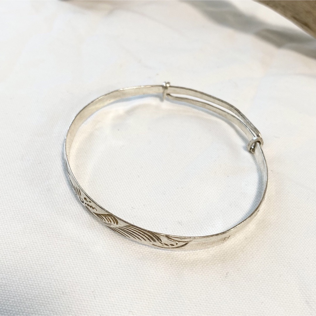 Ron Herman(ロンハーマン)の【匿名配送】(限定】Vintage Solid Silver925 Bangle メンズのアクセサリー(バングル/リストバンド)の商品写真