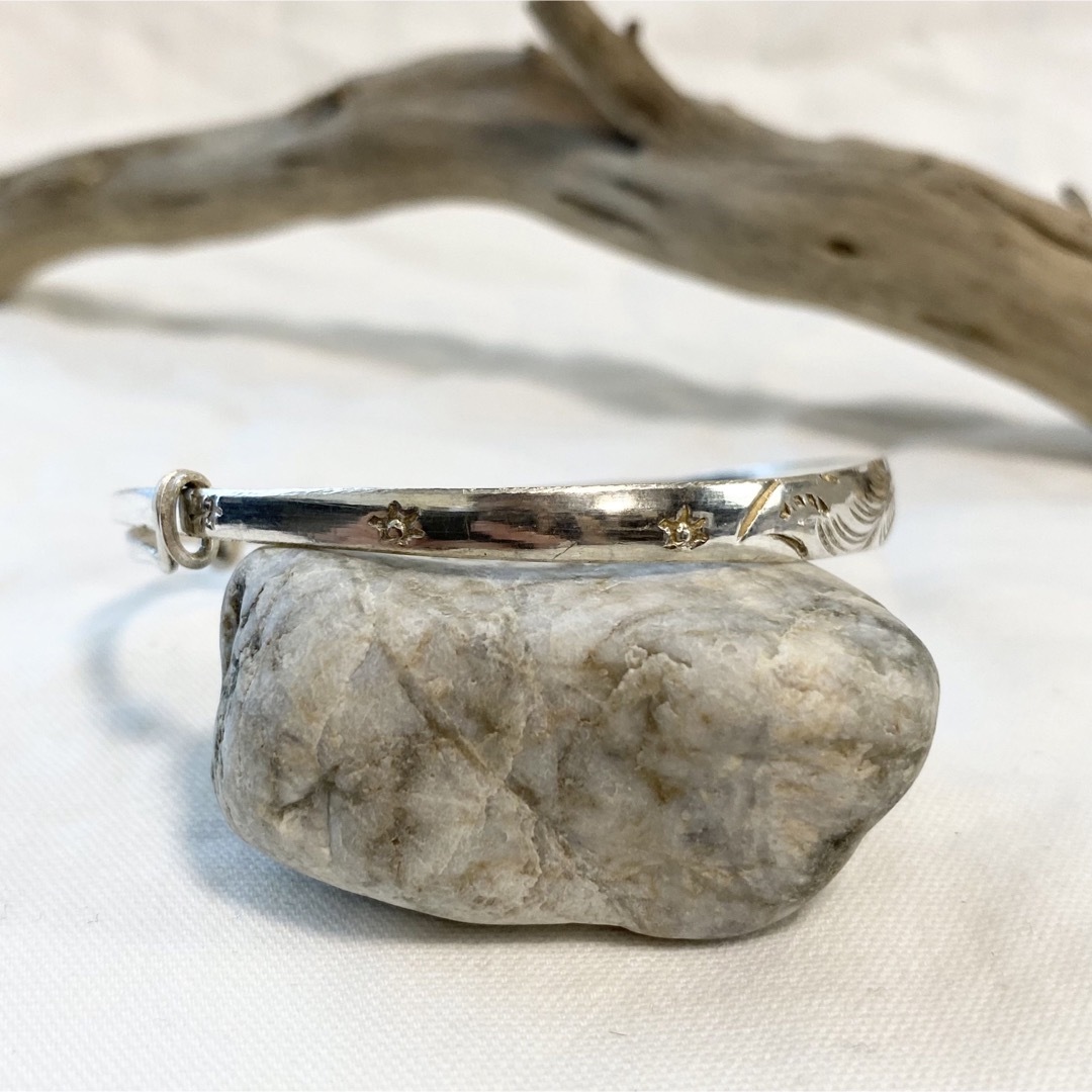 Ron Herman(ロンハーマン)の【匿名配送】(限定】Vintage Solid Silver925 Bangle メンズのアクセサリー(バングル/リストバンド)の商品写真