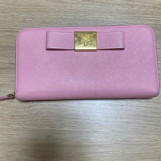 プラダ(PRADA)のPRADA リボン　長財布(財布)