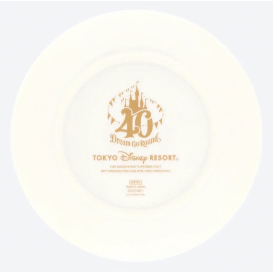 【新品未開封】東京ディズニーランド40周年 絵皿