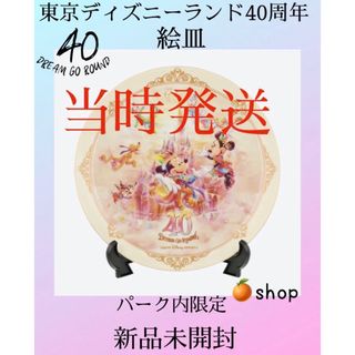 Disney - 【新品未開封】東京ディズニーランド40周年 絵皿の通販 by ...