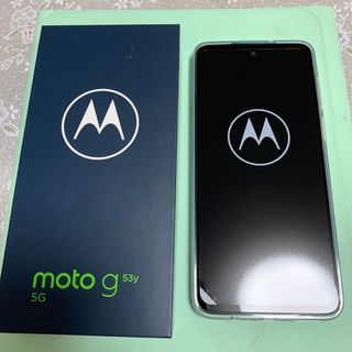 モトローラ(Motorola)のMOTOROLA moto g53y 5G A301MO ペールピンク(スマートフォン本体)