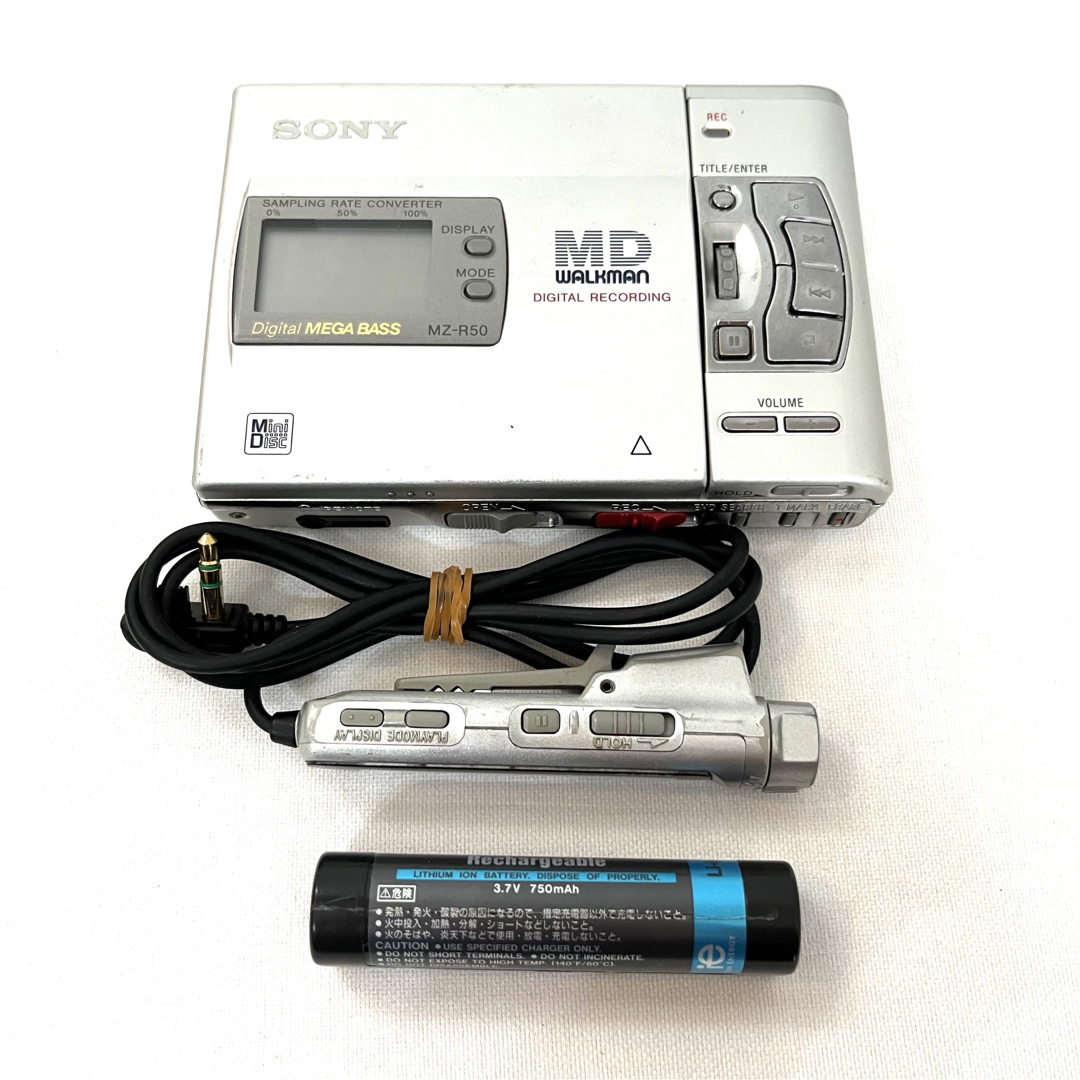 MD再生確認】SONY ソニー MDウォークマン WALKMAN MZ-R50