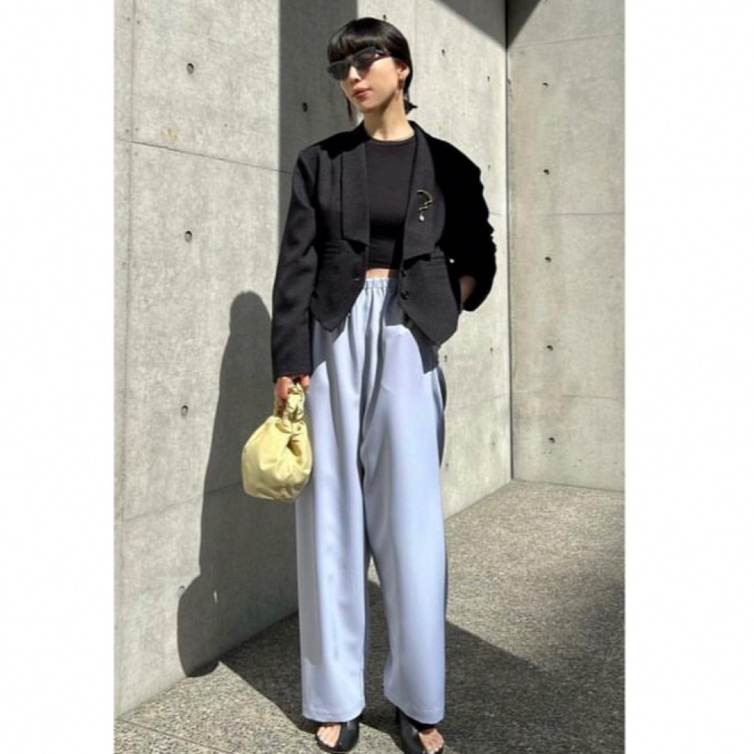 meer. MAT SATIN RELAX PANTS / BLEのサムネイル