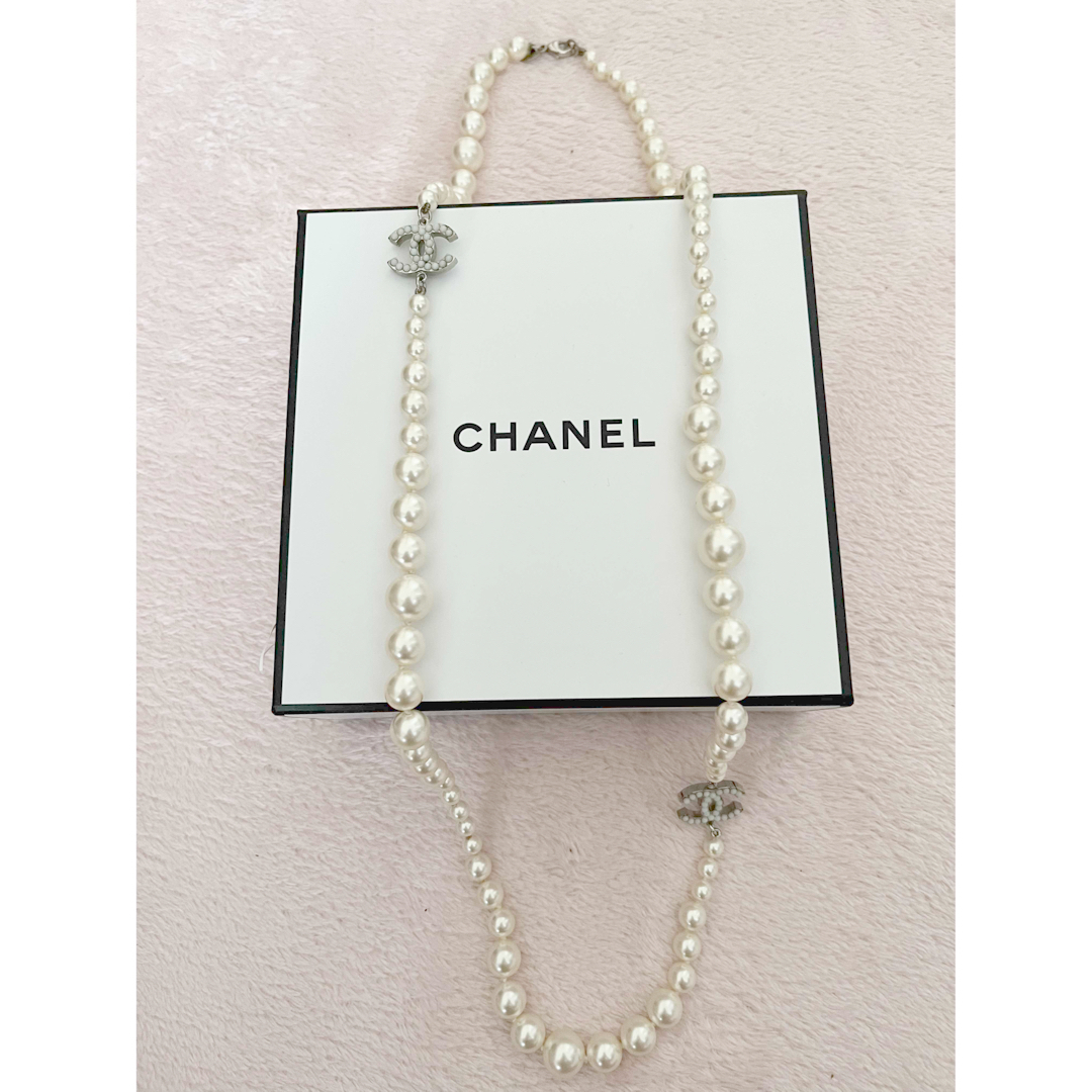 CHANEL - 【シャネル】ロングネックレスの通販 by ssshop CHANEL - 【シャネル】ロングネックレスの通販 by ssshop