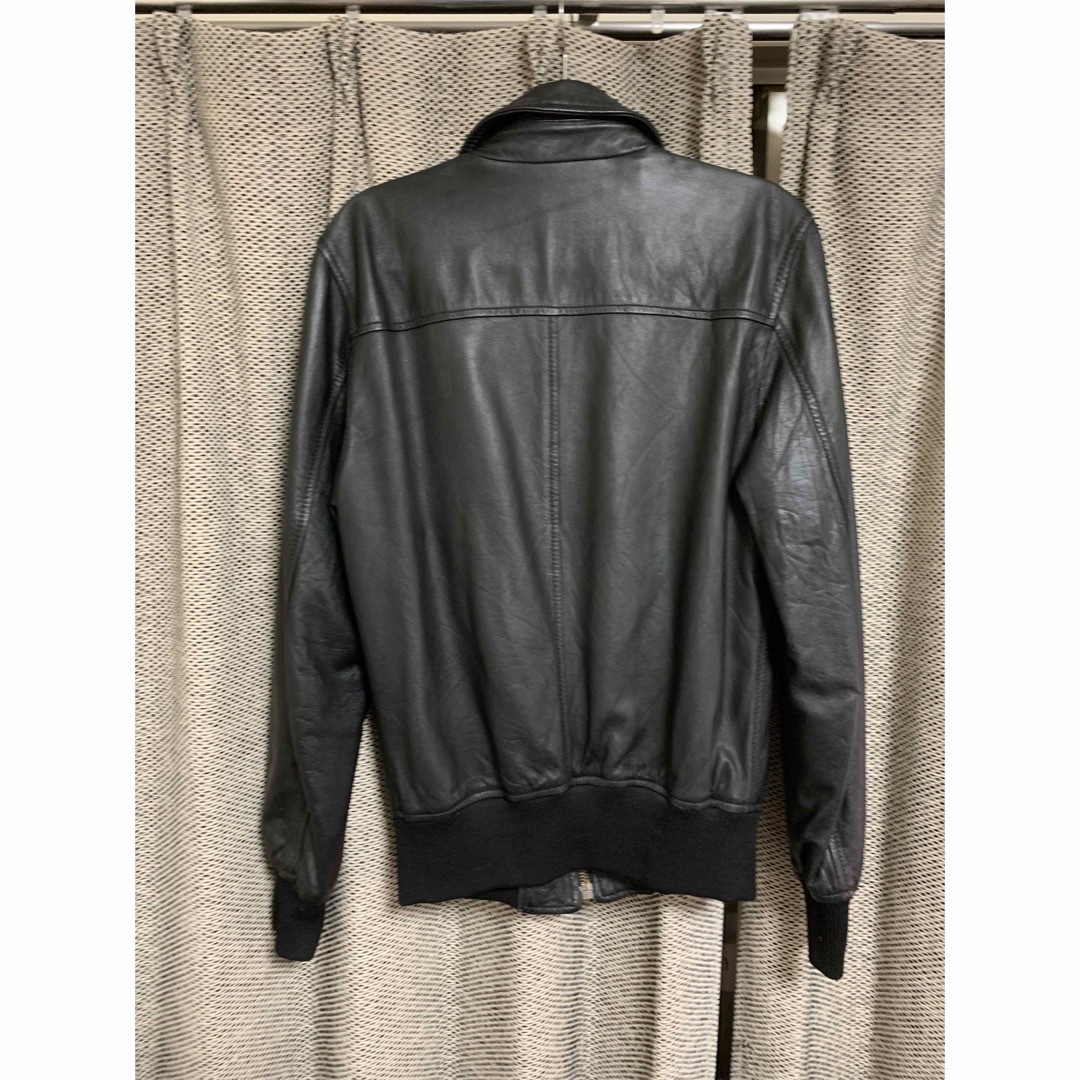 ドルチェ&ガッバーナ レザージャケット 44 黒 ブラック