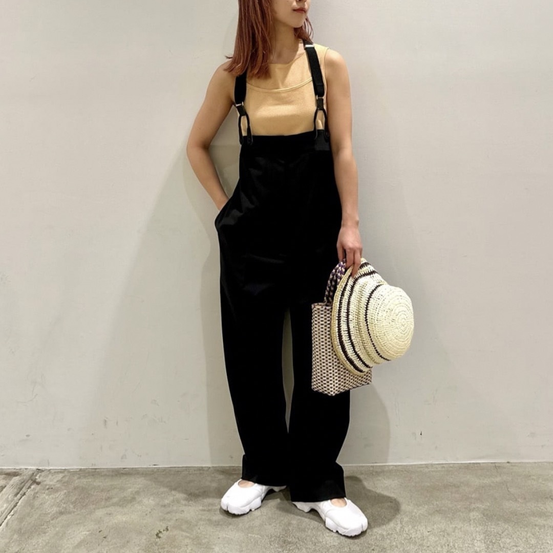 HIGH WAIST SUSPENDERS PANTSスラックス