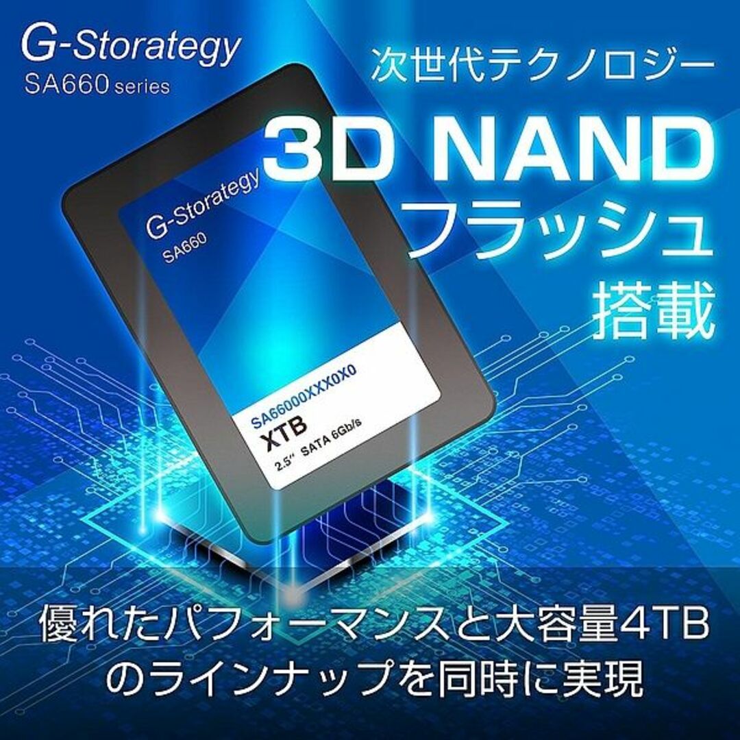 【SSD 1TB】G-Storategy SA660 SA66001TBY4G1 1
