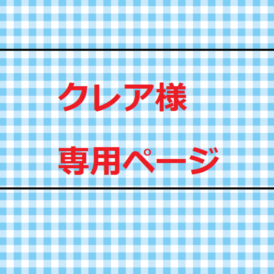 クレア様・専用ページです。の通販 by パネルシアターの販売・えみここ