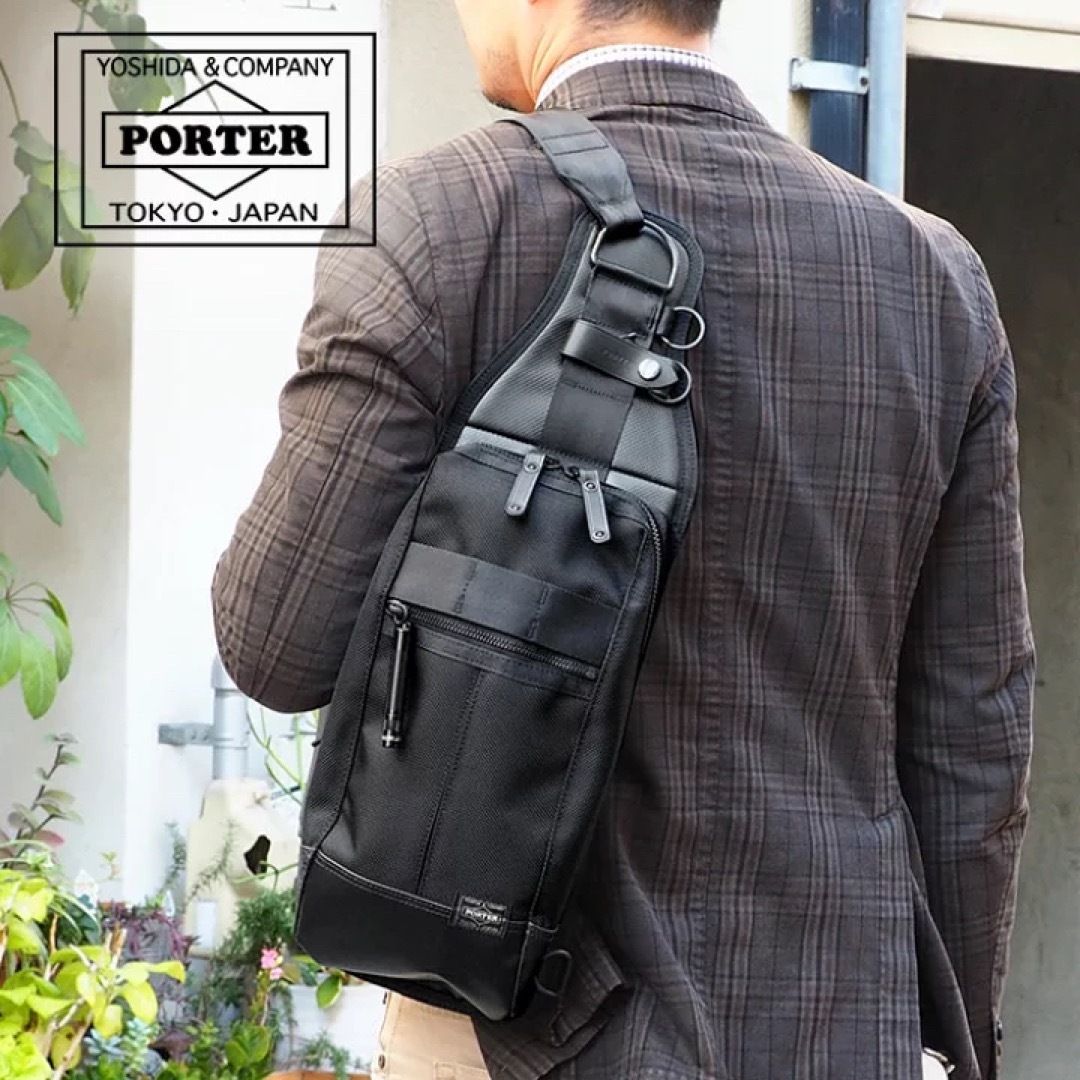 PORTER - 【美品】PORTER ポーター ヒート スリングショルダーバッグ ...