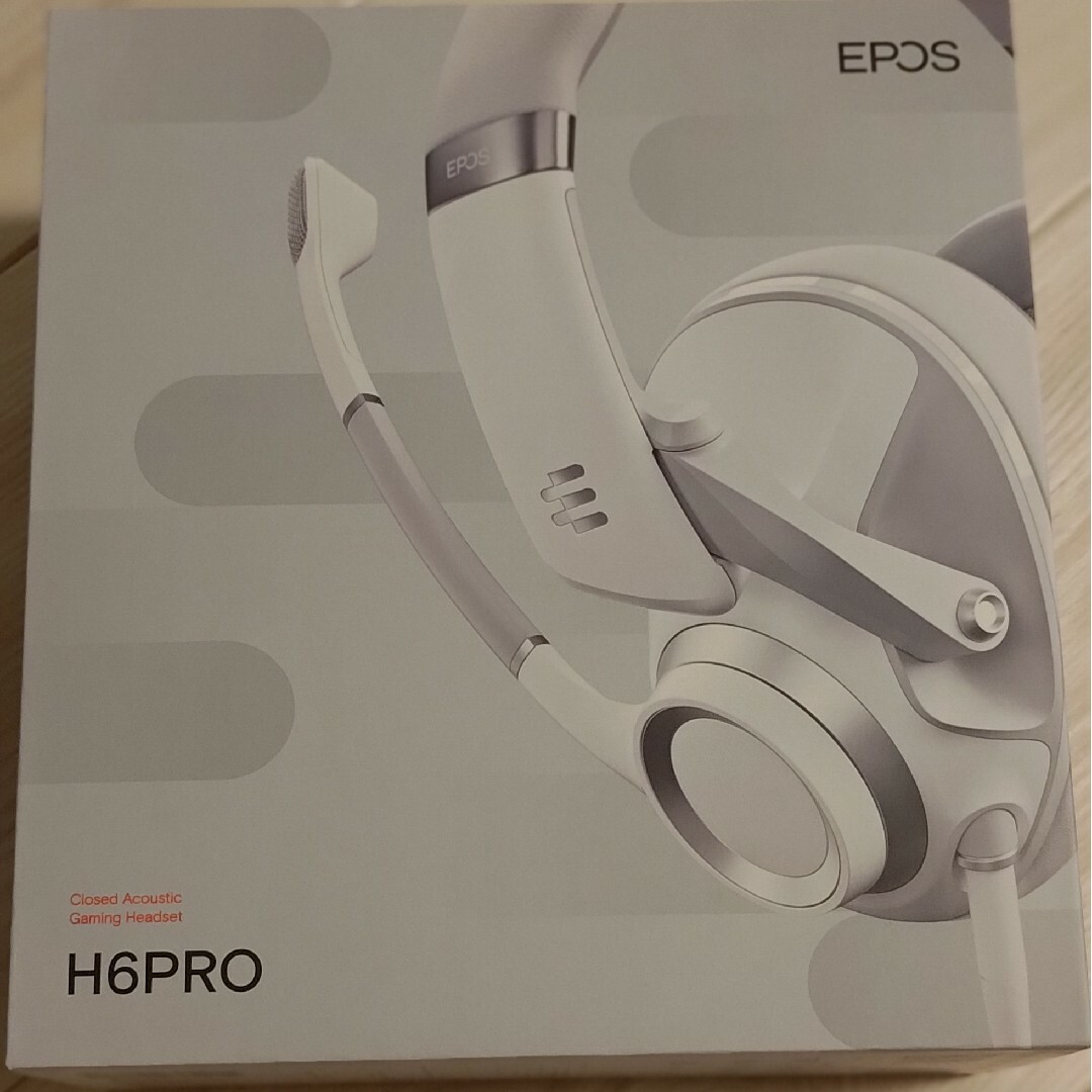 EPOS H6Pro ゲーミングヘッドセット 有線 密閉型 ゴーストホワイト