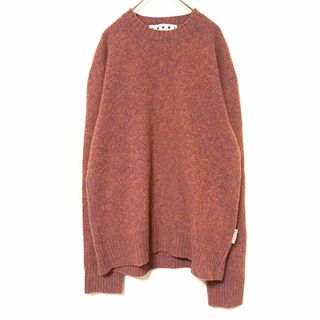 MARNI マルニ トップス ジップアップトップス 格子柄 チェック ストライプ アパレル カジュアル 服 46 ブラック 黒 オレンジ シルバー金具 レーヨン  ナイロン  ポリウレタン  メンズ 美品【品】