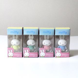 ミッフィー(miffy)のミッフィー　ふさふさマスコット4点セット|シャーベットカラーver.(キャラクターグッズ)